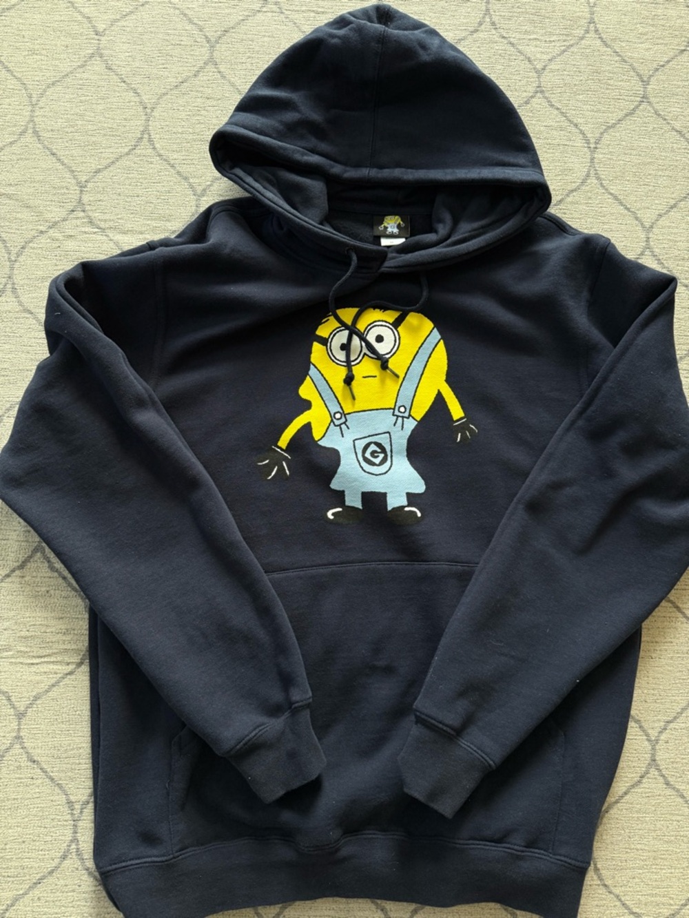 Navy Blue Men’s Hoodie Med iMinion. Character Authentic from Universal studios